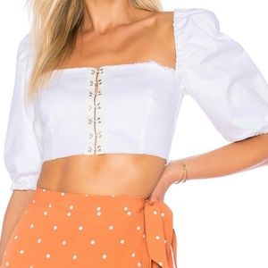 For Love & lemons Monika hook top